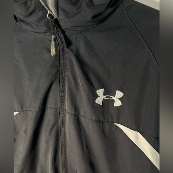Vintage Y2K Under Armour fleece lined track sports jacket - L - Picture 7 of 12